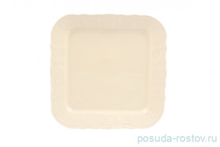 Поднос 26 см квадратный &quot;Бернадотт /Без декора /СК&quot; / 097797