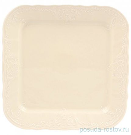 Поднос 26 см квадратный &quot;Бернадотт /Без декора /СК&quot; / 097797