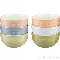 Набор мисок 14 см 6 шт  разноцветные Staub / 368712