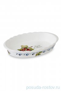 Блюдо для запекания 39 х 24 см овальное &quot;Artigianato ceramico /Лесные ягоды&quot; / 243564