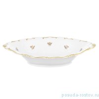 Блюдо 31 см овальное &quot;Корона /Золотая роза&quot; / 212732