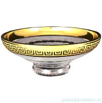 Ваза для фруктов 35 cм &quot;Хрусталь с золотом&quot; / 033271