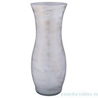 Ваза для цветов 37 см &quot;Claudia golden marble /белая&quot; / 214191