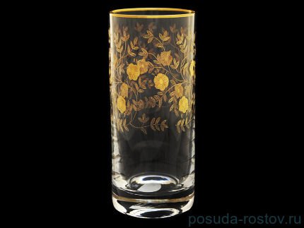 Стаканы для воды 300 мл 6 шт &quot;Гольф /Золотые цветы&quot; / 029585