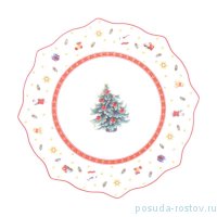 Тарелка 21 см &quot;Christmas world /Toys red /Ёлка&quot; / 273735