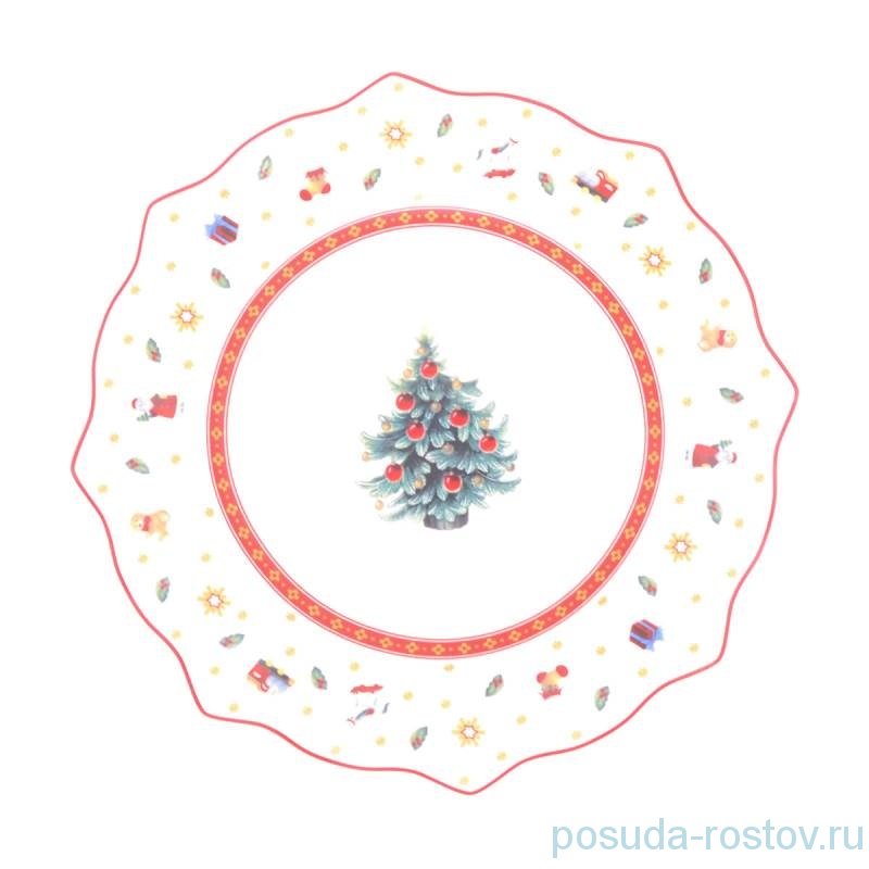 Тарелка 21 см "Christmas world /Toys red /Ёлка" / 273735