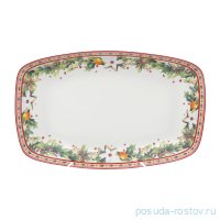 Блюдо 30 х 19 см овальное &quot;Christmas world /Green&quot; / 230085