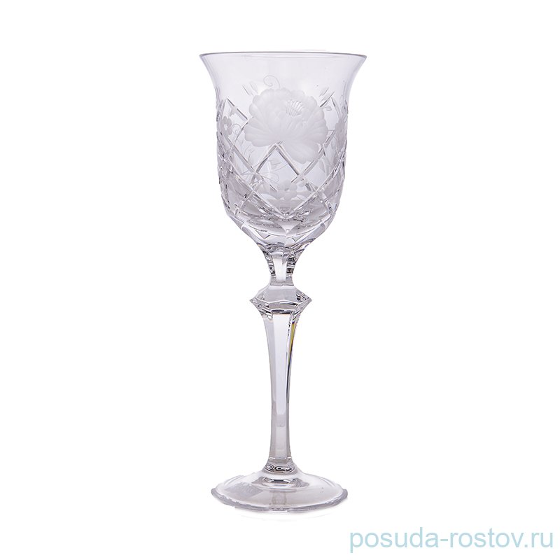 Бокалы для белого вина 225 мл 6 шт "Роза /Без декора" / 222063