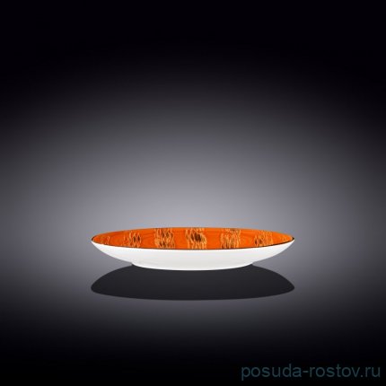 Тарелка 20,5 см оранжевая &quot;Scratch&quot; / 261834