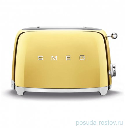 Тостер на 2 ломтика 950 Вт золото &quot;Smeg&quot; / 231266
