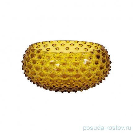 Ваза для фруктов 23 х 10 см янтарная &quot;Hobnail Tapas&quot; / 336578