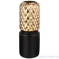 Ваза декоративая 11 х 11 х 30 см &quot;Black and Gold&quot; / 215412