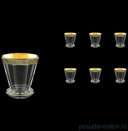 Стаканы для виски 310 мл 6 шт &quot;Astra Gold /Блэк&quot; / 107140