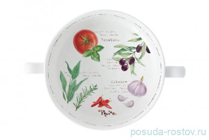 Салатник 20 см с ручками &quot;Домашняя кухня&quot; / 292432