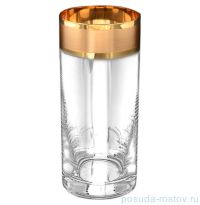 Стаканы для воды 300 мл 6 шт &quot;Барлайн /Матовая полоса /золото&quot; / 108626