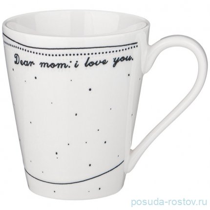 Кружка 390 мл &quot;Home atmosphere /Dear mom: i love you&quot; (4шт.) / 331872