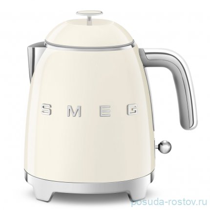 Чайник электрический 800 мл мини 1400 Вт кремовый &quot;Smeg&quot;  / 251738