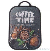 Разделочная доска 27,5 х 37,5 х 1,2 см &quot;Coffee time&quot; / 332644