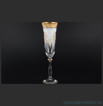 Бокалы для шампанского 190 мл 6 шт &quot;Анжела /Tulp золото&quot; R-G / 097320