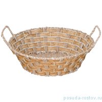 Корзинка 26 х 8 /11 см с ручками &quot;Натурель&quot; / 257190
