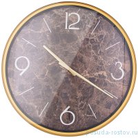 Часы настенные 50,8 х 50,8 х 4,5 см коричневые &quot;MARBLE&quot; / 269281