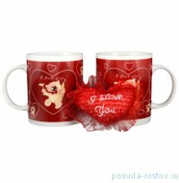 Набор подарочных кружек 2 шт &quot;Мишка /I love you&quot;  / 095444