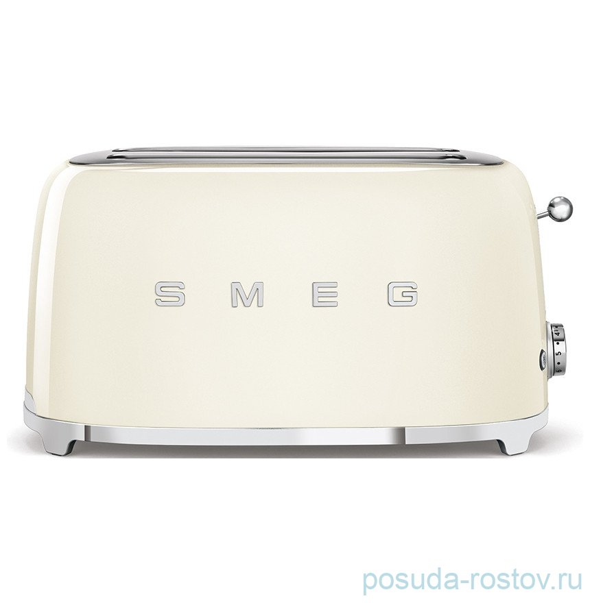 Тостер на 4 ломтика кремовый "Smeg"  / 349021