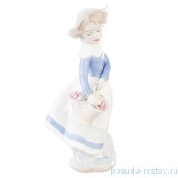 Статуэтка 30 см &quot;Девочка с корзинкой цветов&quot; / 214790