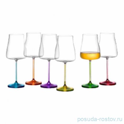 Бокалы для красного вина 600 мл 6 шт &quot;Алекс /Rainbow fresh&quot; / 346071