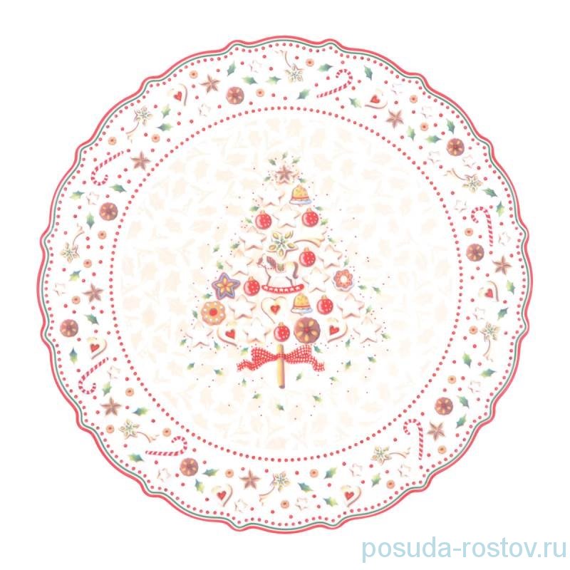 Блюдо 30 см круглое "Christmas world /Multi" / 273716