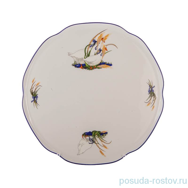 Тортница 28 см "Аляска /Гуси" / 165062