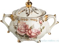 Сахарница 425 мл  н/н с ручками &quot;корейская роза&quot; / 187784