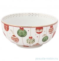 Салатник 15 х 8 см 600 мл &quot;Christmas Eve /Новогодние шары&quot; / 362191