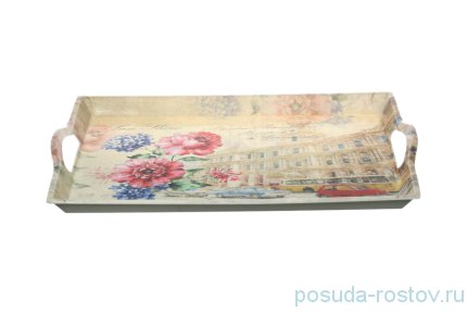 Поднос прямоугольный с ручками  / 140303