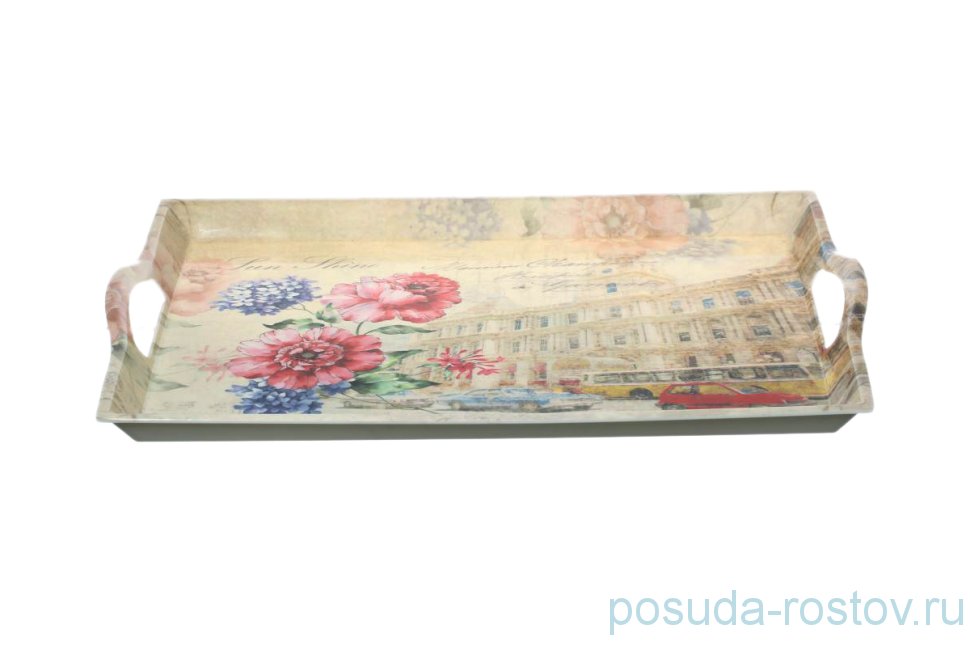 Поднос прямоугольный с ручками  / 140303