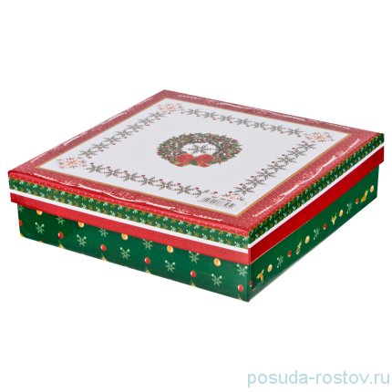 Салатник 17 см Звезда &quot;Christmas Collection /Снежинка красная&quot; / 192436