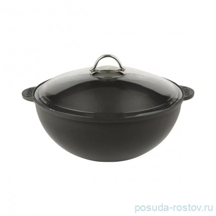Казан 28 см 4 л со стеклянной крышкой &quot;Lava /Black&quot; / 287506