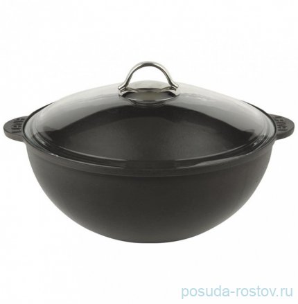 Казан 28 см 4 л со стеклянной крышкой &quot;Lava /Black&quot; / 287506