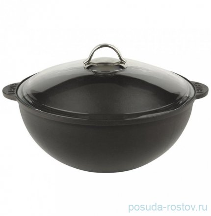 Казан 28 см 4 л со стеклянной крышкой &quot;Lava /Black&quot; / 287506