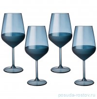 Бокалы для красного вина 490 мл 4 шт &quot;Mat &amp; shiny /Blue&quot; / 328648