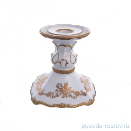 Подсвечник 28 см &quot;Корона /Золотой узор /отводка золото&quot; / 226630