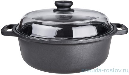 Кастрюля 28 см с крышкой 4,5 л &quot;Рисоли /Оптима&quot; / 199436