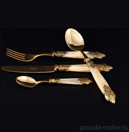 Столовые приборы 24 предмета на 6 персон &quot;Versaille Antique Gold /Champagne Gold&quot; / 118470