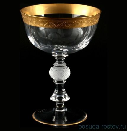 Креманки/мартинки 300 мл 6 шт &quot;Джесси /Матовое золото /43373&quot; / 001212