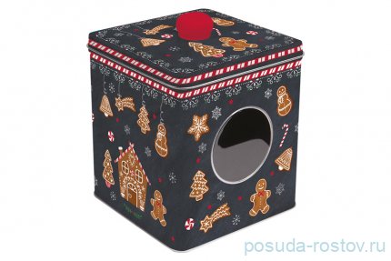 Банка для печенья 13 х 13 х 14,5 см &quot;Имбирный пряник&quot; / 300438