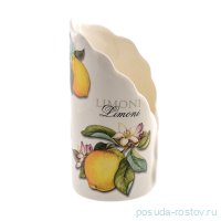 Подставка для стаканчиков 20 см &quot;Artigianato ceramico /Лимоны&quot; / 156807