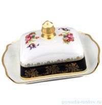 Маслёнка 250 гр &quot;Мэри-Энн /Полевой цветок /Кобальт&quot; / 080214