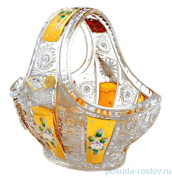Корзинка 10 см "Хрусталь с золотом" / 086690