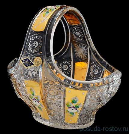 Корзинка 10 см &quot;Хрусталь с золотом&quot; / 086690