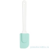 Лопатка 25 см силиконовая /бирюзовая / 272206